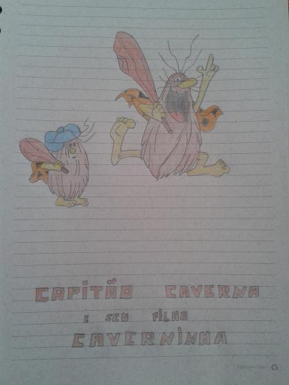 Captain Caveman and Cavey Jr. by cavaloalado
