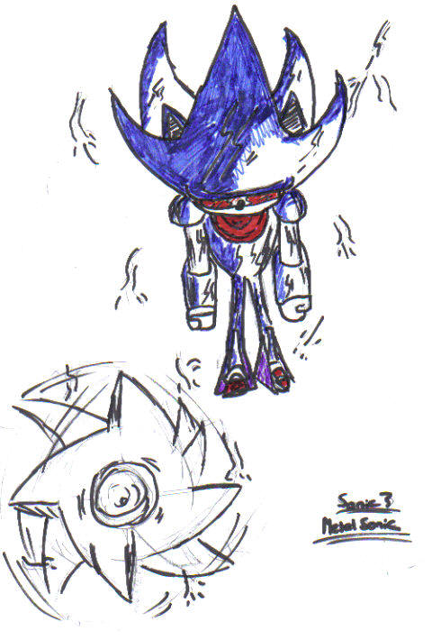 Metal sonic from Sonic 3 by cazzomega