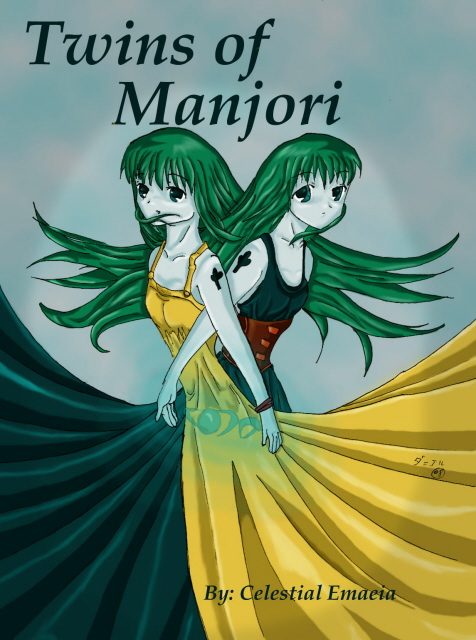 Twins of Majoiri (book cover) by celes