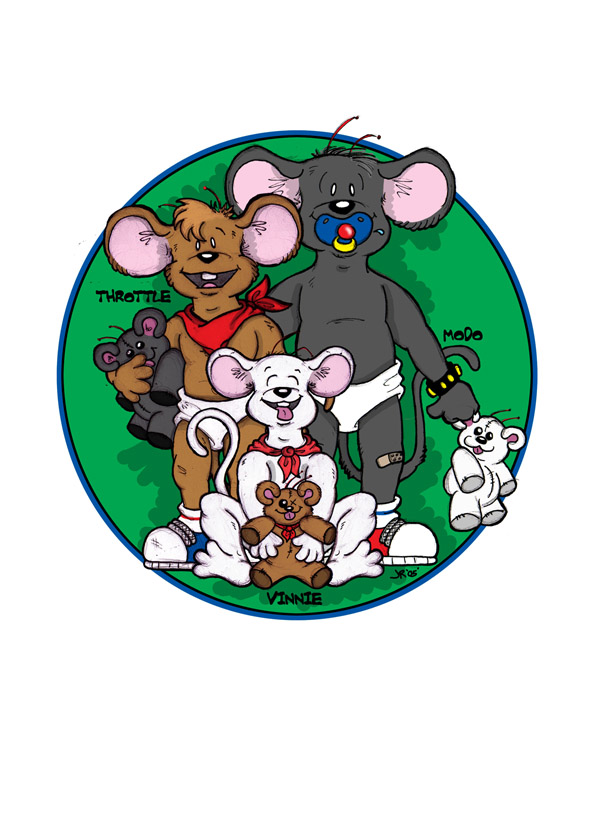 lil biker mice by chainmail
