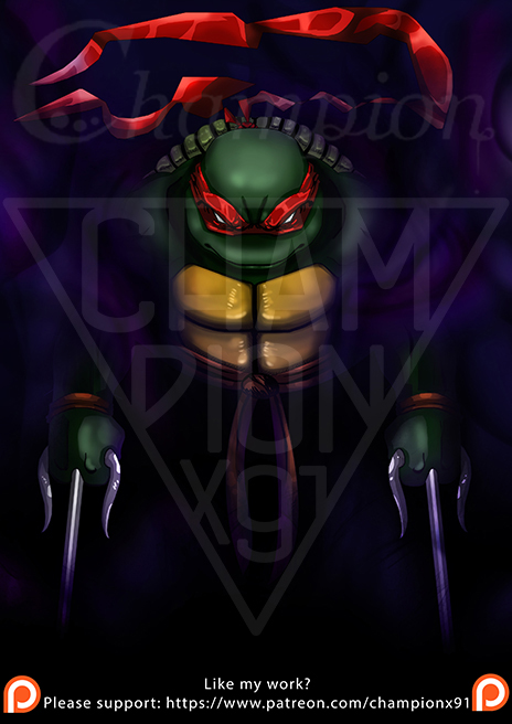Tmnt Raph - out from the shadows by championx91