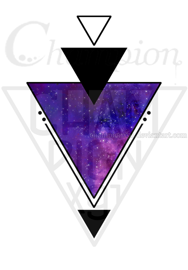 Dark space triangle by championx91