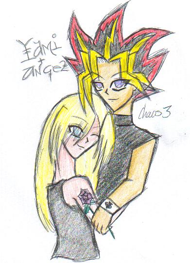 *Request for Dreamerz_Angel* Yami+Angel by chaos_3