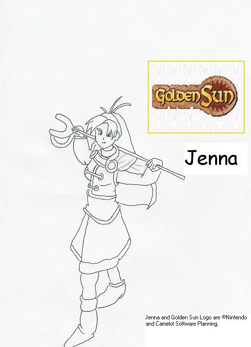 Jenna from Golden Sun by chaoscontrolmage