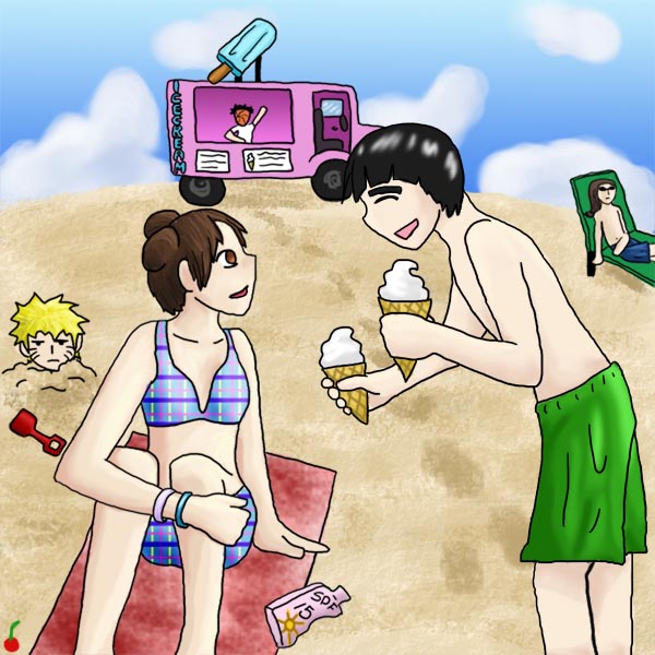 LeeTen at the beach by cherry_bubblegum