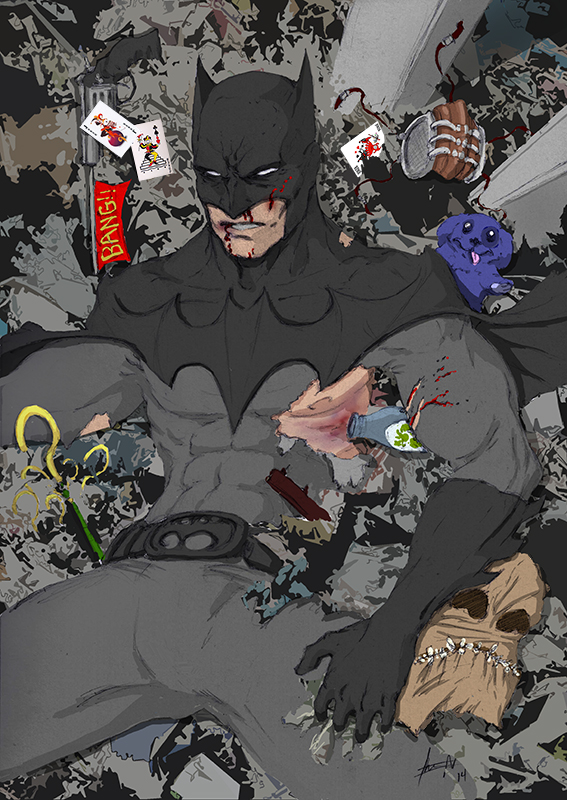 Batman Redesign (color) by chevronlowery