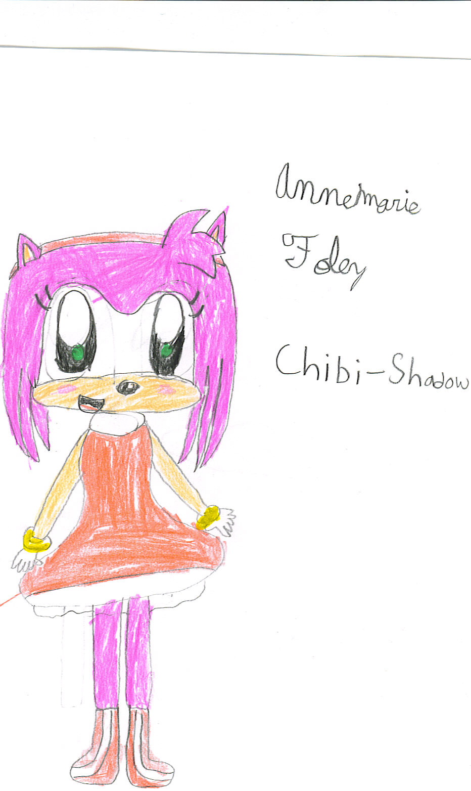 chibi Amy rose by chibi-shadow
