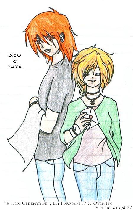 Kyo and Saya by chibi_aeris027