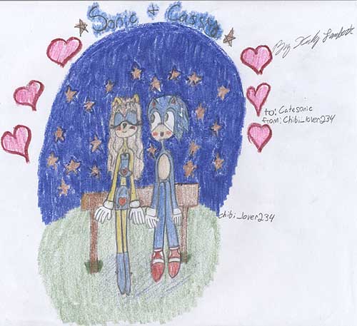 SoNiC AnD CaSsY!!For Cutesonic!! by chibi_lover234