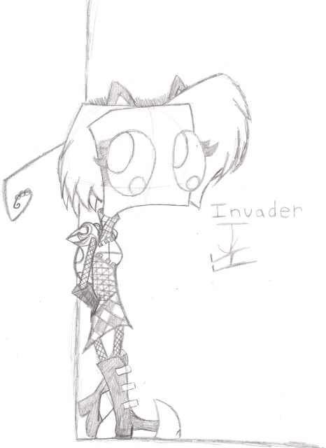 Invader Jyys new outfit by chibilombax