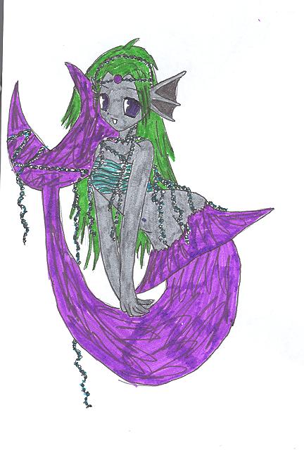 aoi shinju mermaid :3 by chibiskigaara