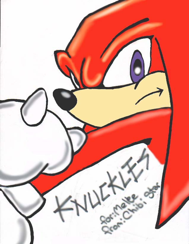 Knuckles by chibistar