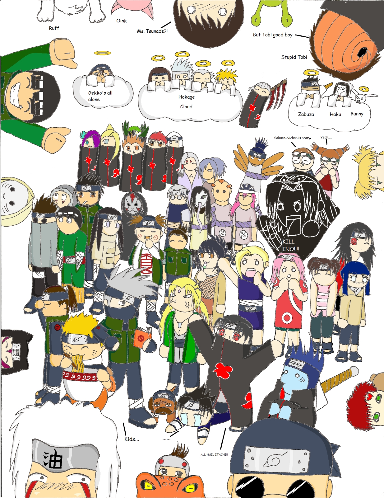 Huge Naruto Group Pic by chichirifan92