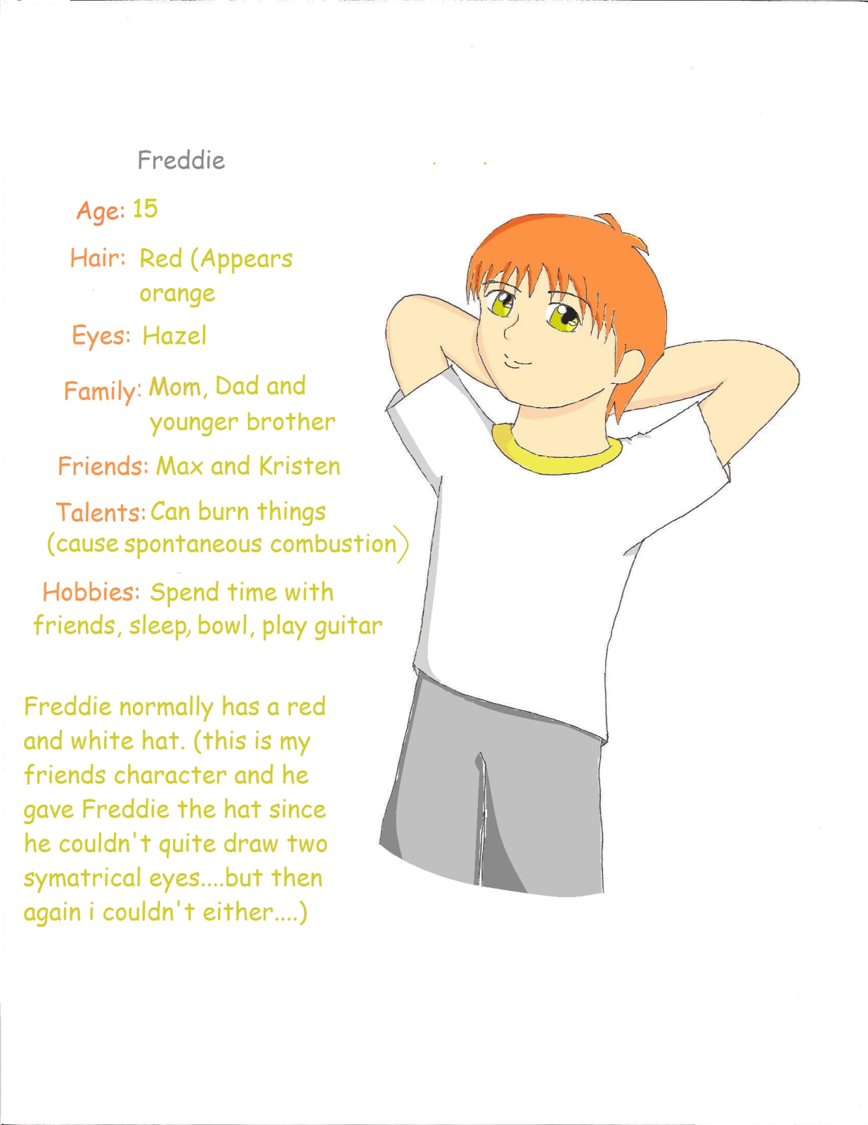 Freddie profile page by chichirifan92