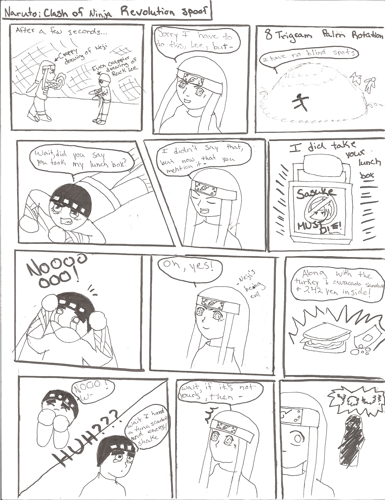 Naruto: Clash of Ninja Revolution spoof (page 1) by chichirifan92