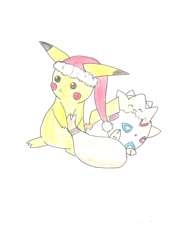 Pikachu and Togepi &lt;3 by chichirifan92