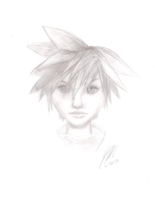Sora from "Kingdom Hearts" by chichirifan92