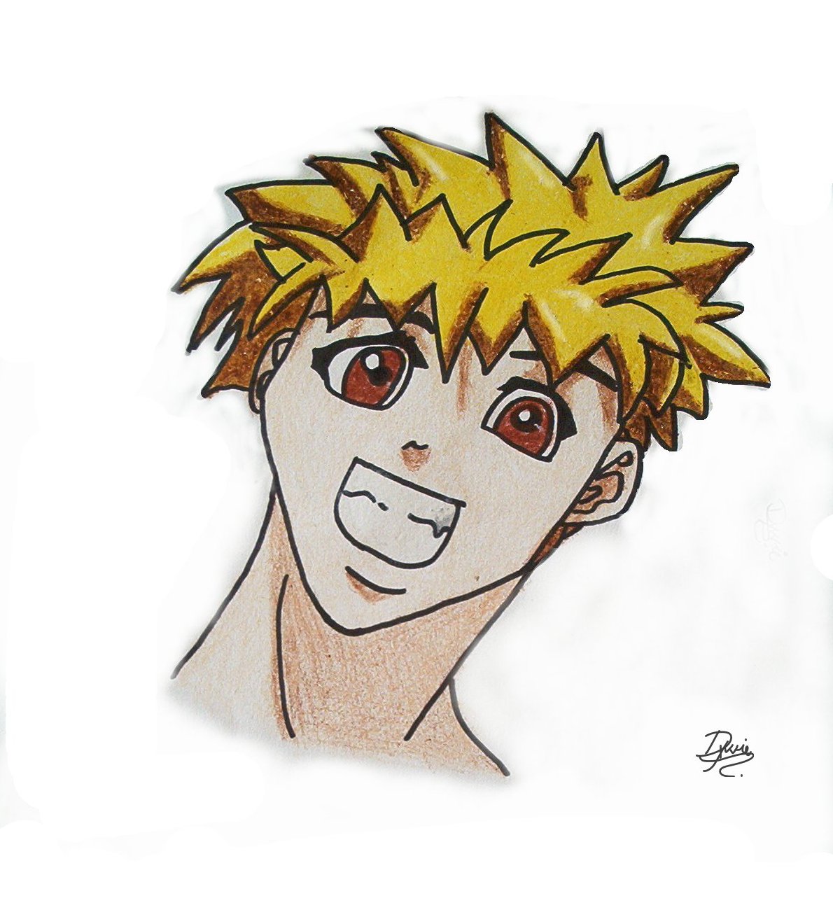 Ginji (now colored!) by chikillatq