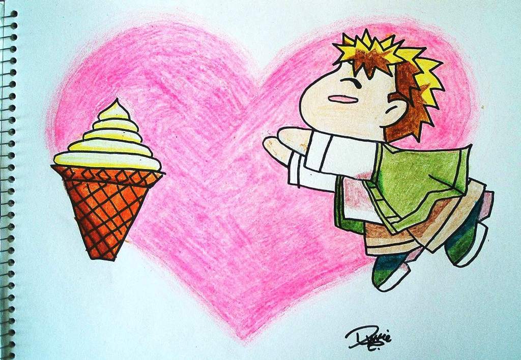 Ginji loves ice-cream by chikillatq