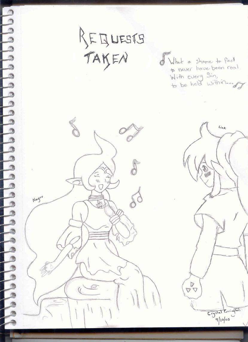 Naryu singing to Link by child_with_a_violent_smile