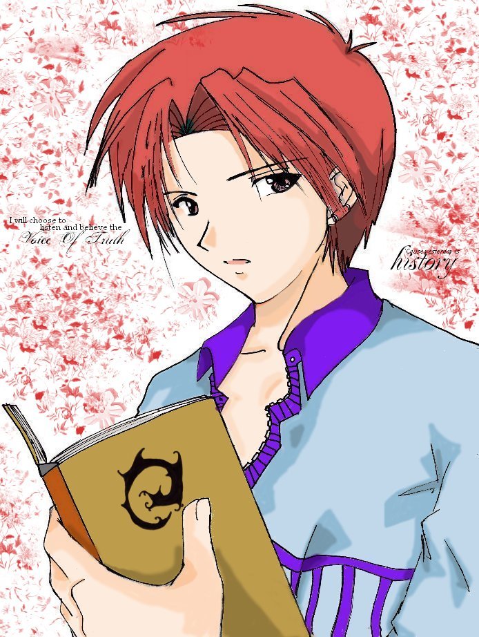 Reading Time (Shiro Yamada) Colored by chinlin