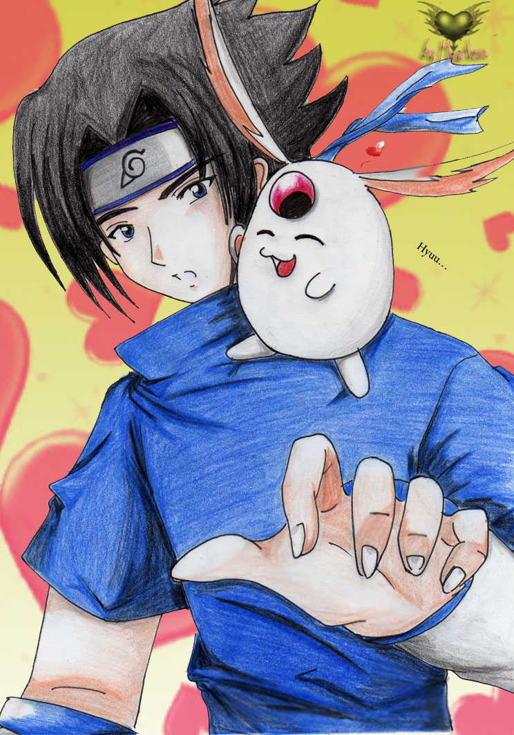 Sasuke And Mokona by chinlin