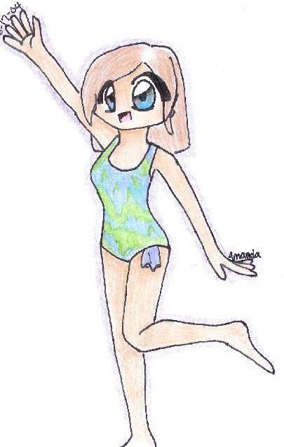 Swim team suit by chisato_chan
