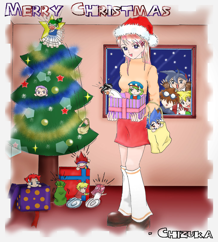 Another Christmas pic by chizu_tabby