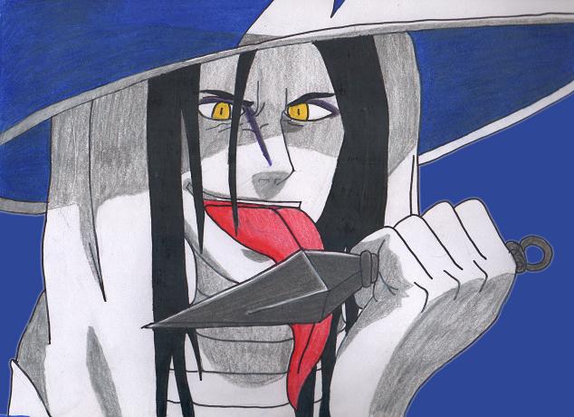My first Orochimaru picture by chocolate463