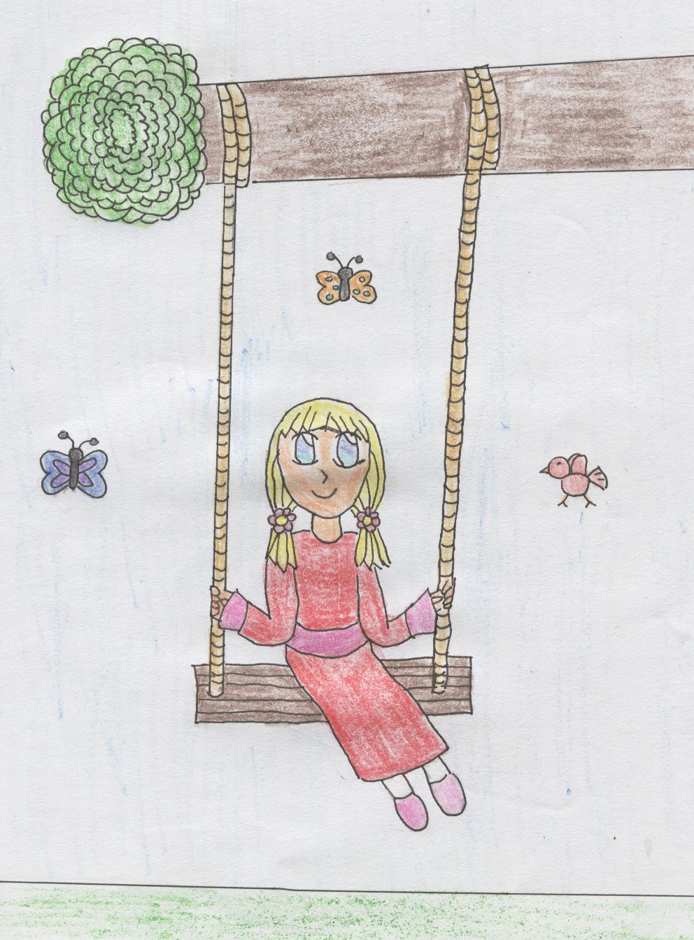 Girl on Swing by chocolate_acolytes