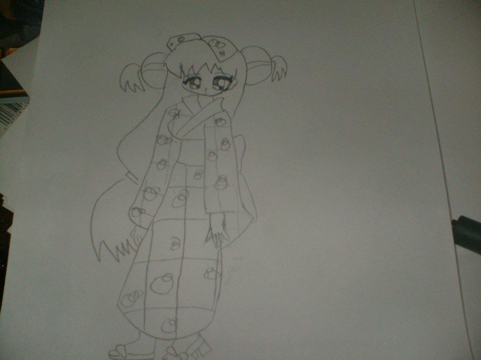 a girl in a kimono by chocolate_gimeegimeegimee