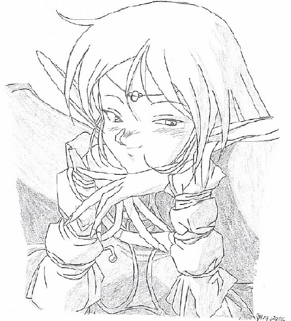 Deedlit from Record of Lodoss War by chrno