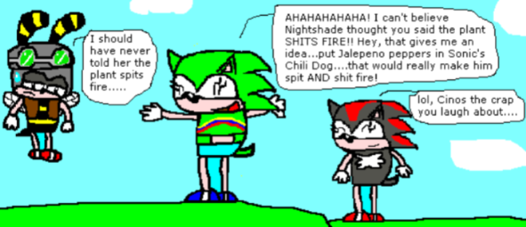 Never say the plant spits fire by cinos_the_hedgehog