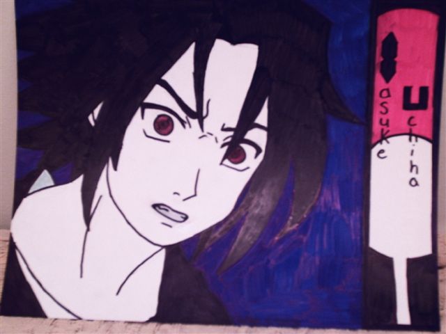 Angry Sasuke for Zane007 by clac322