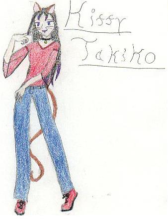 Pandora's Daughter, Takiko, in Cat Form by cloggdown123