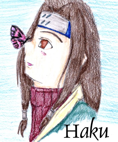 Haku with a butterfly by clolymy