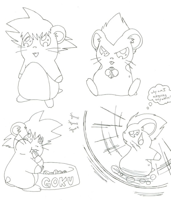 DBZ HAM-HAMS by cloudy