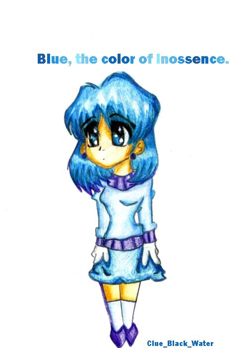 Chibi Blue by clue_black_water