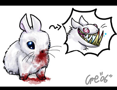 The rabbit of Caerbannog by cme