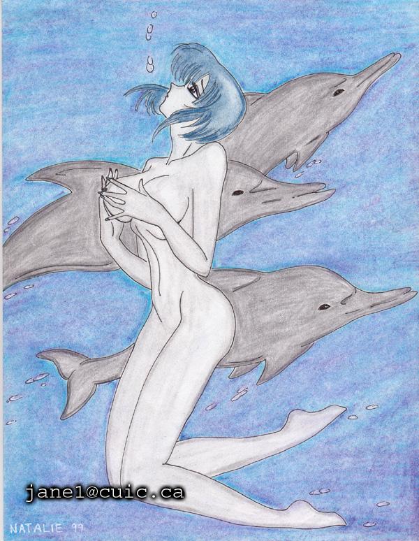 Dolphin Lady by codecat