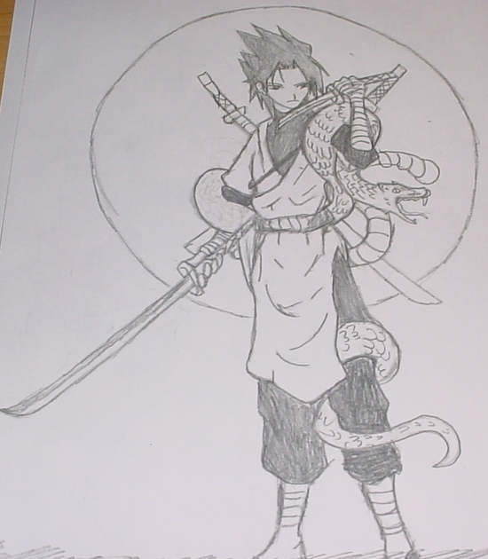 !!Sasuke With A Snake!! by cody-09