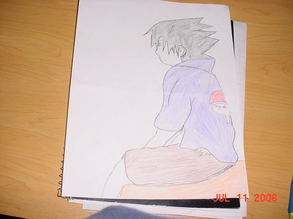 A Staring Sasuke by cody-09