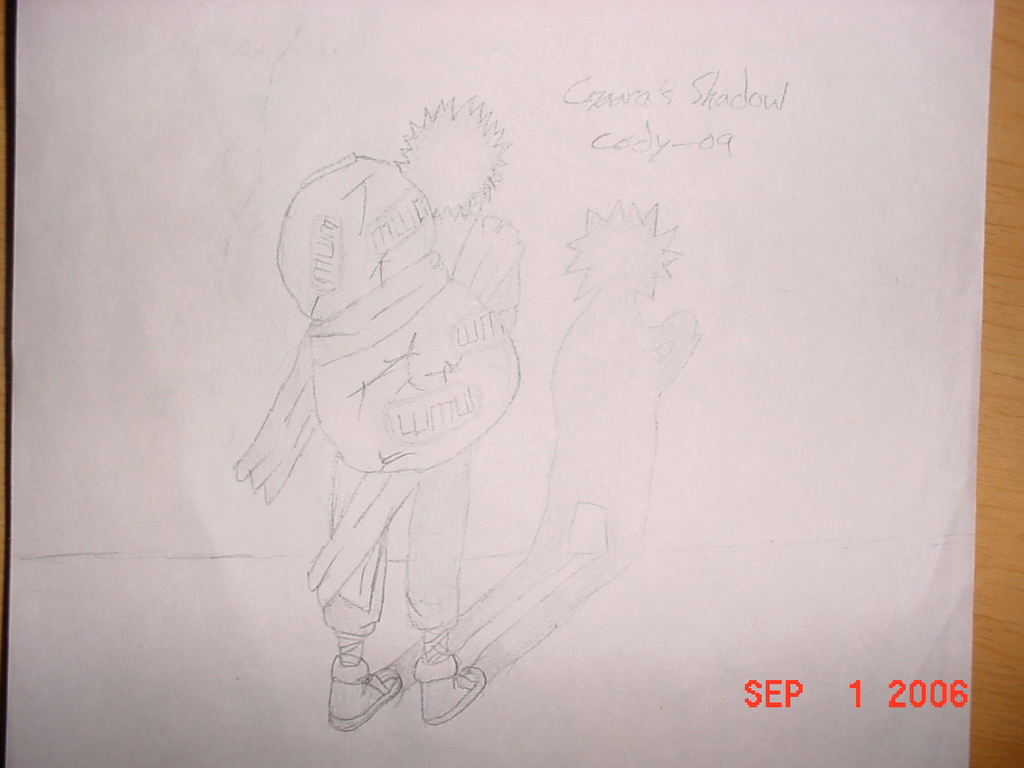 Gaara and His Shadow by cody-09