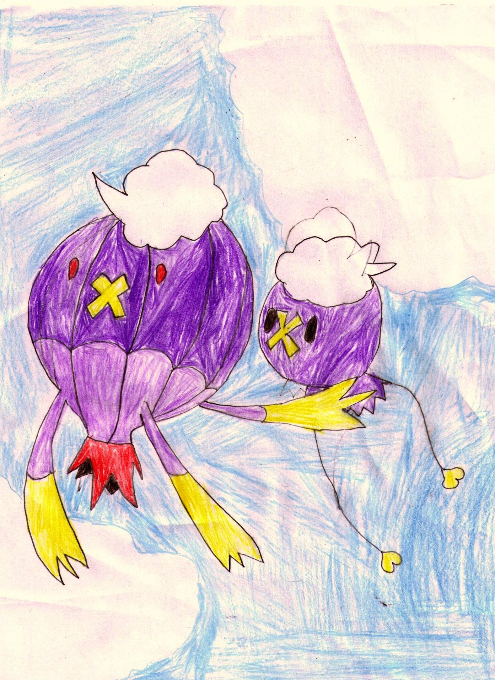 Drifloon and Drifblim for akjharrypotter3 by collector9119