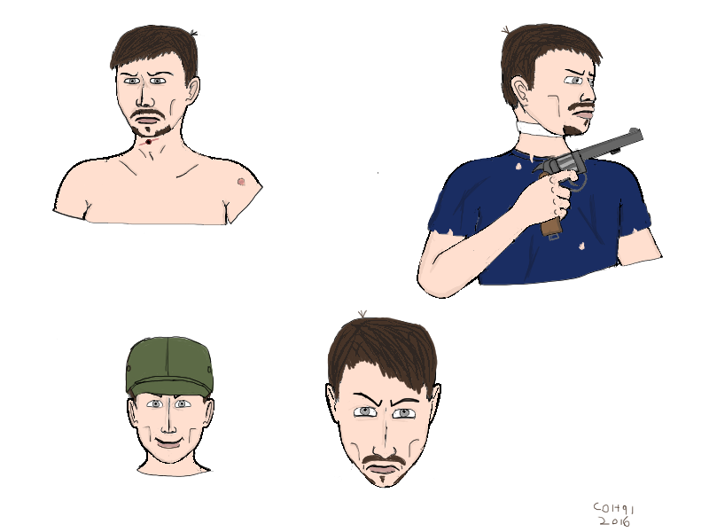 Jimmy Veneko character study by colt91