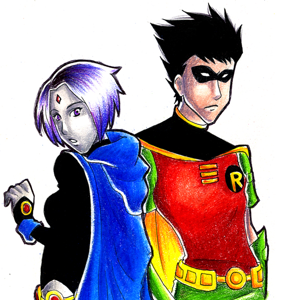 Robin and Raven by comickid621