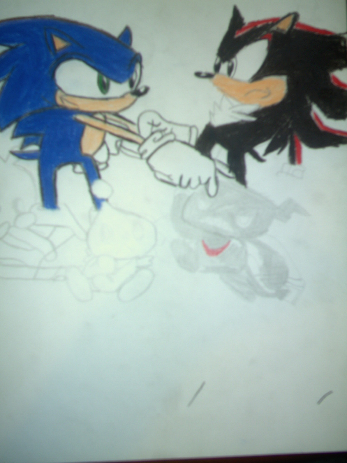 shadow and sonic by conman554