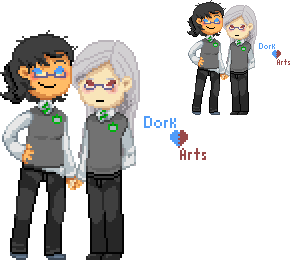 [HP! AU]Dork Arts Small Pixel by coolkidApocalypse