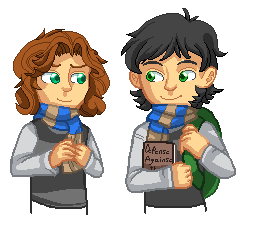 [HP! AU]Jet and Drae - Shy Buddies by coolkidApocalypse