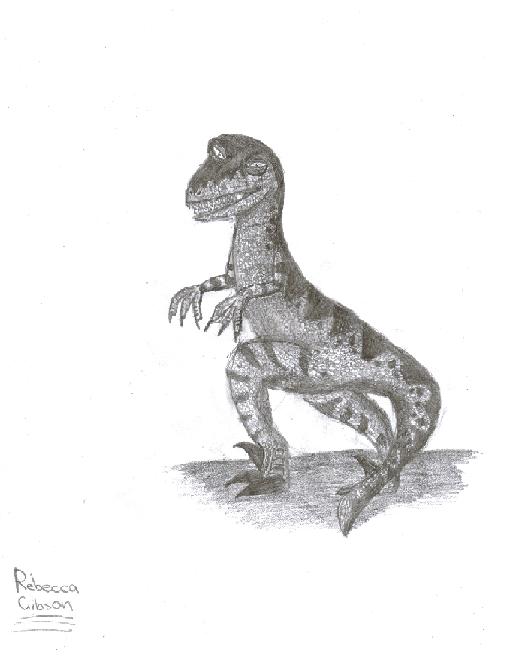 Female Raptor from JP 3 by corpsebecky
